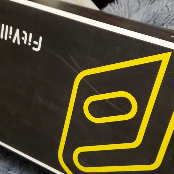 Blue black n white platform sneakers - Picture 3 of 4